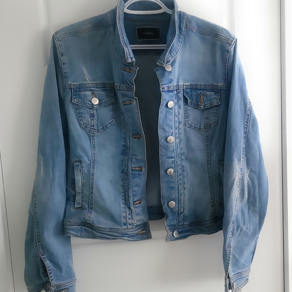 Le Chateau Classic Blue Denim Jacket